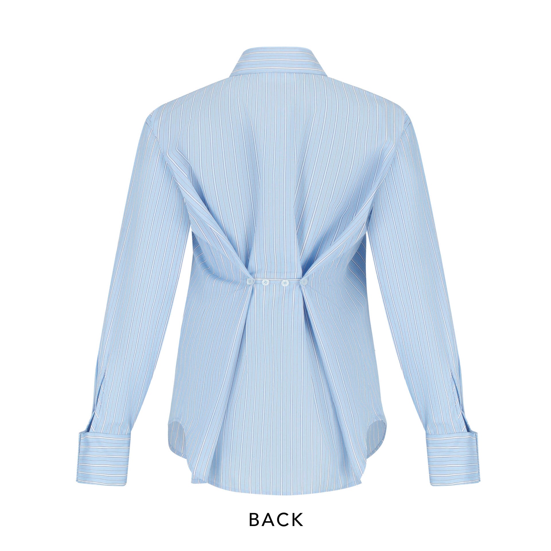 Oversized SHIRT SS25 Striped  (Back Adjustable Button)