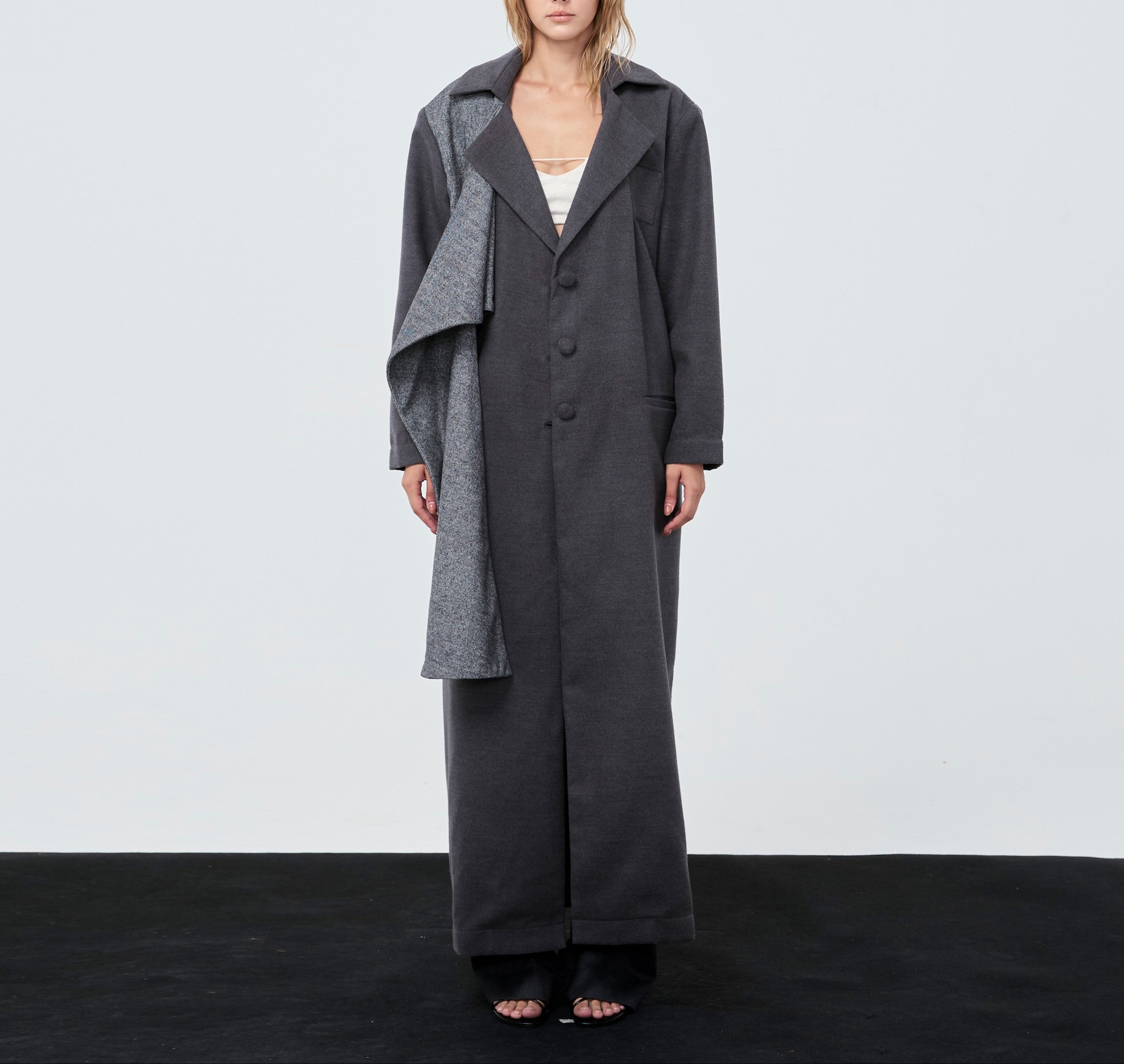COAT FW25 Wool Grey