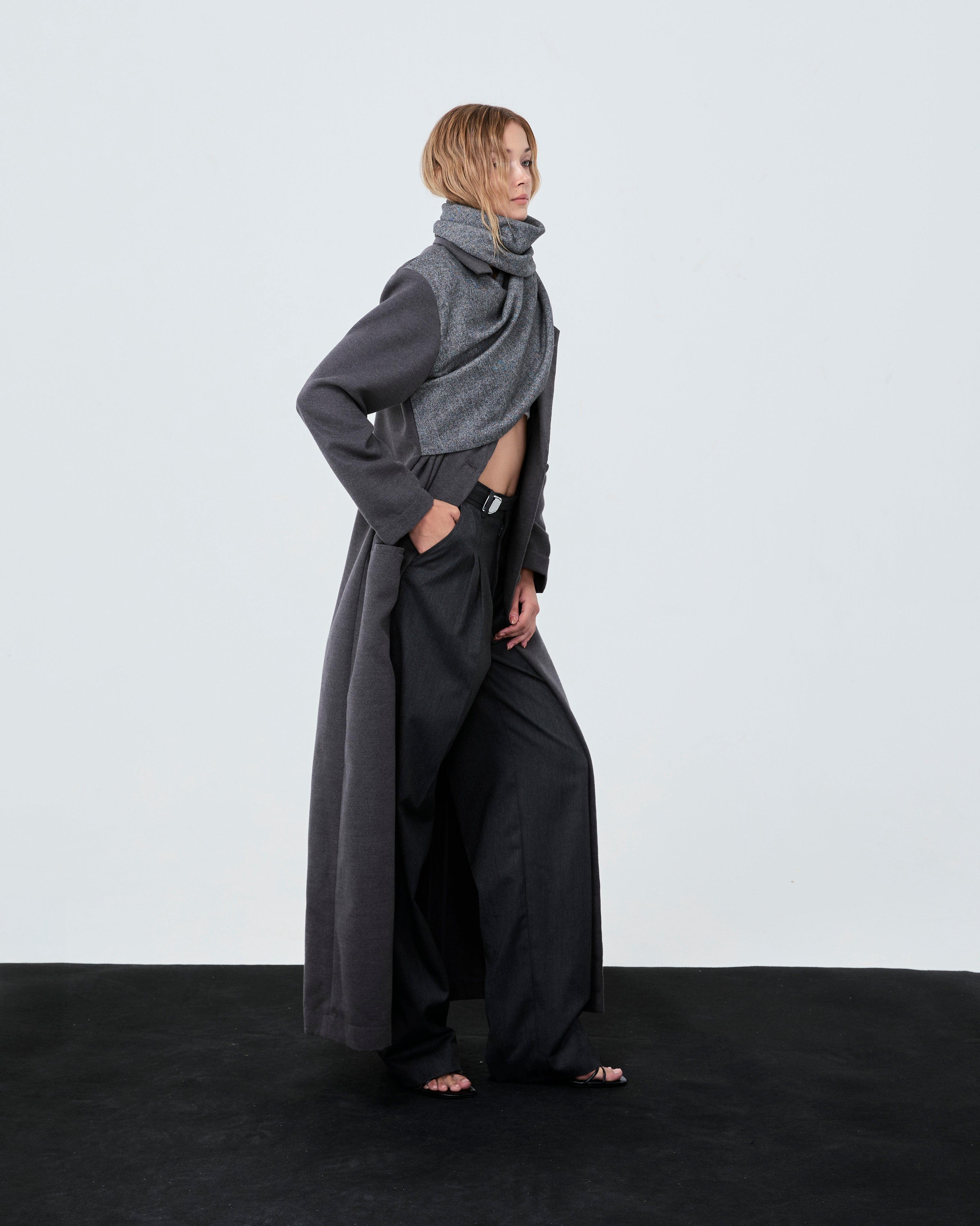 COAT FW25 Wool Grey