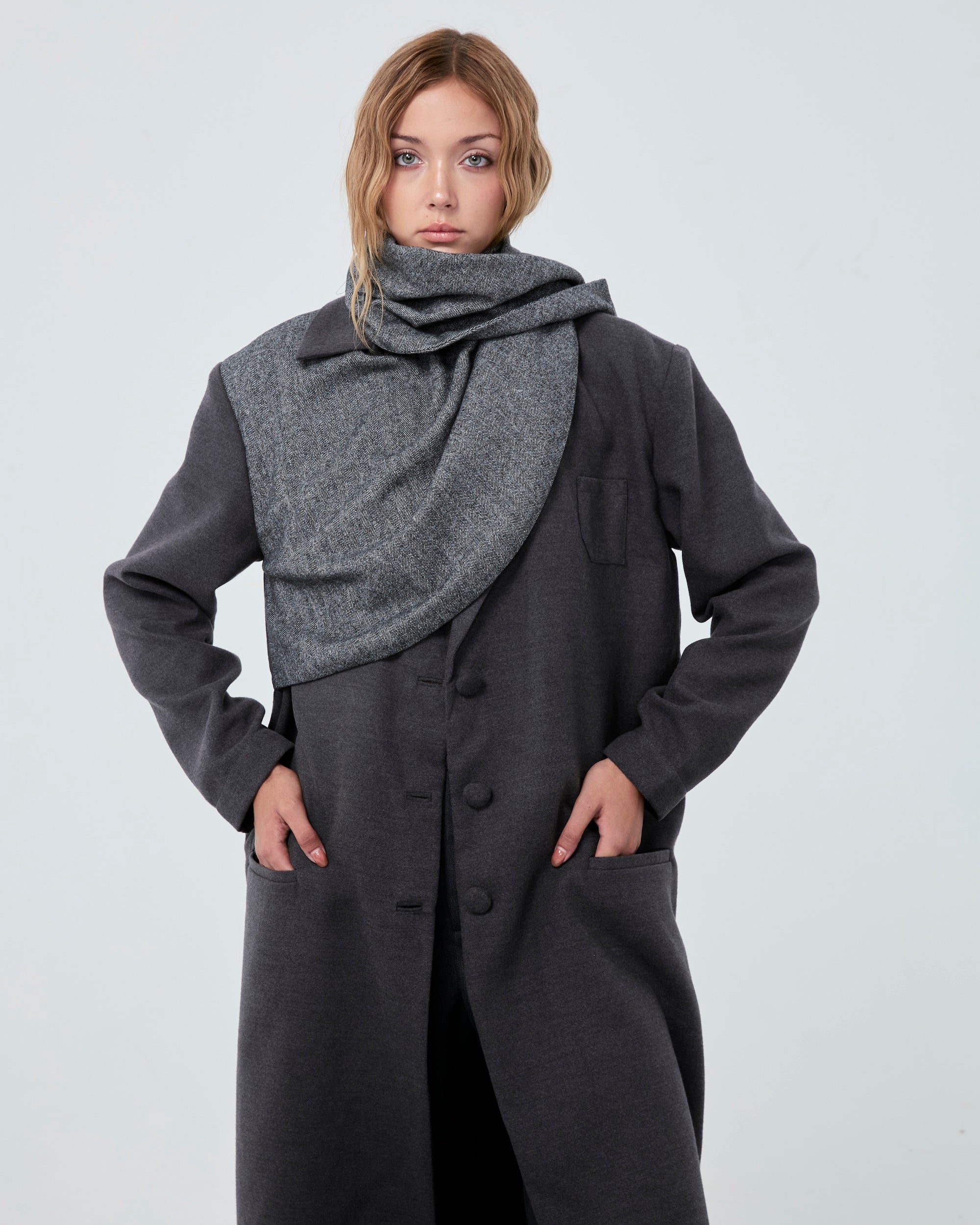 COAT FW25 Wool Grey