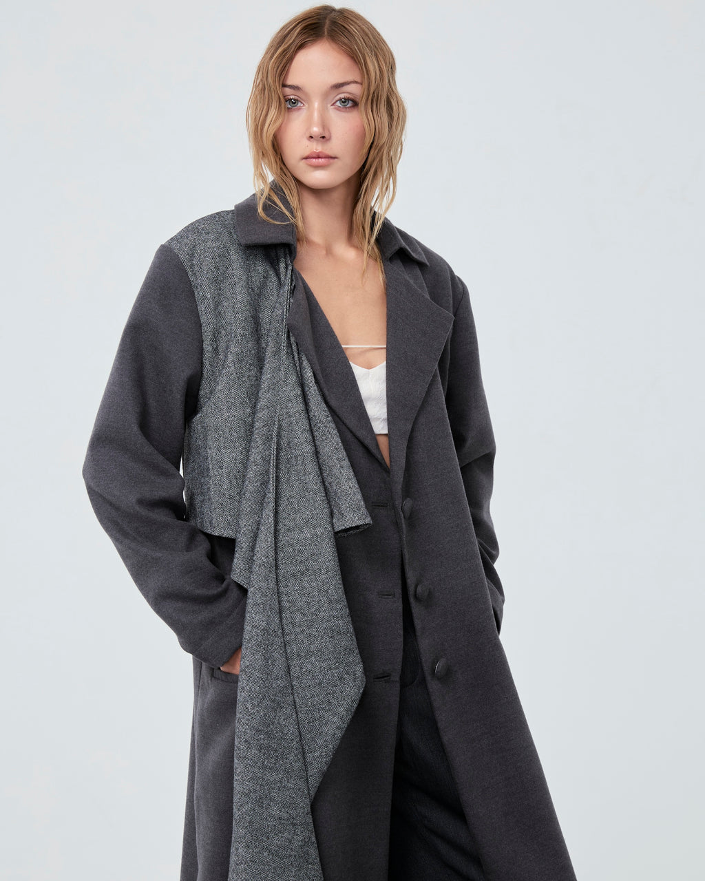 COAT FW25 Wool Grey