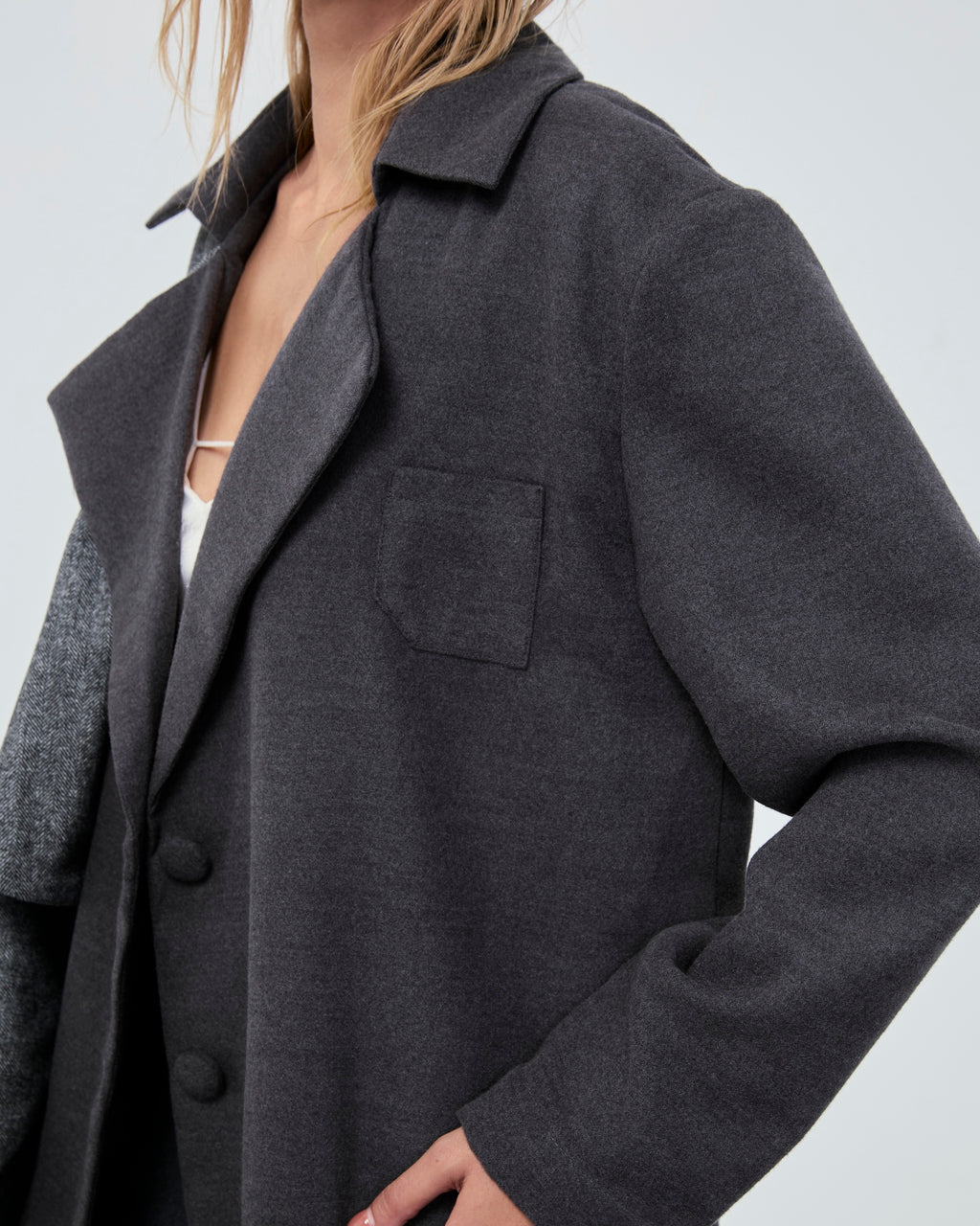 COAT FW25 Wool Grey