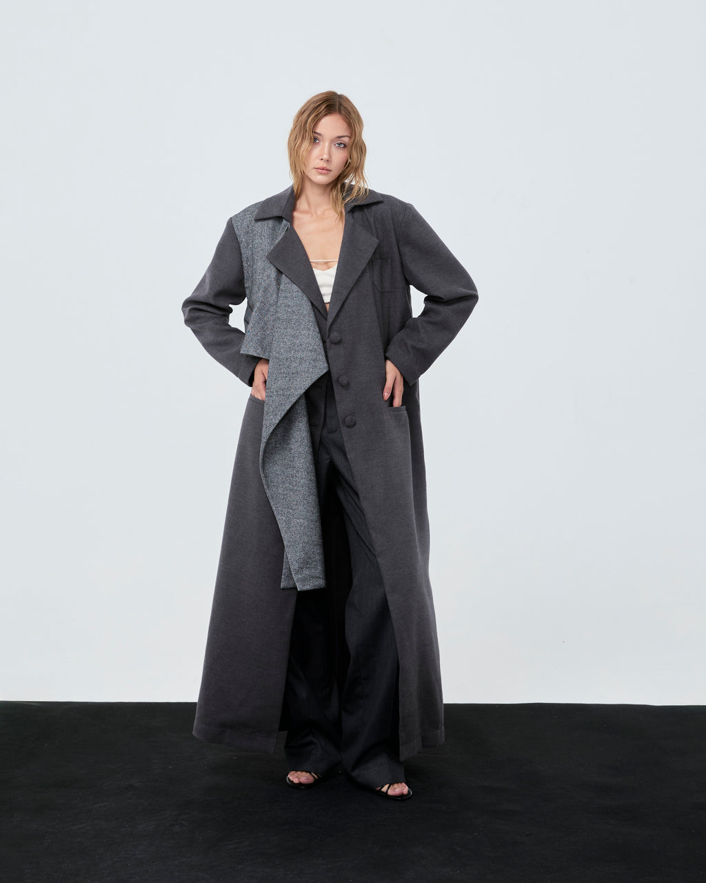 COAT FW25 Wool Grey