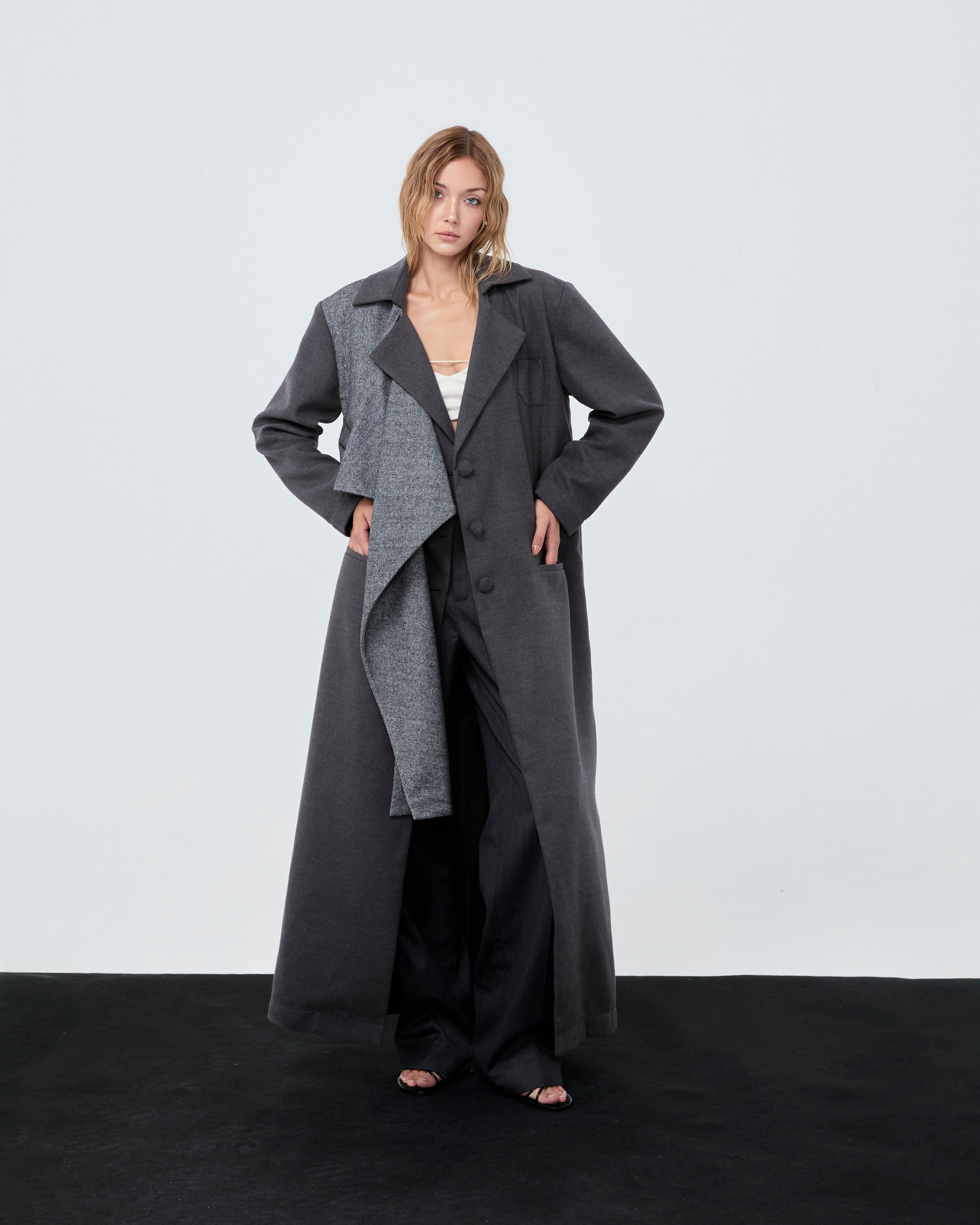 COAT FW25 Wool Grey