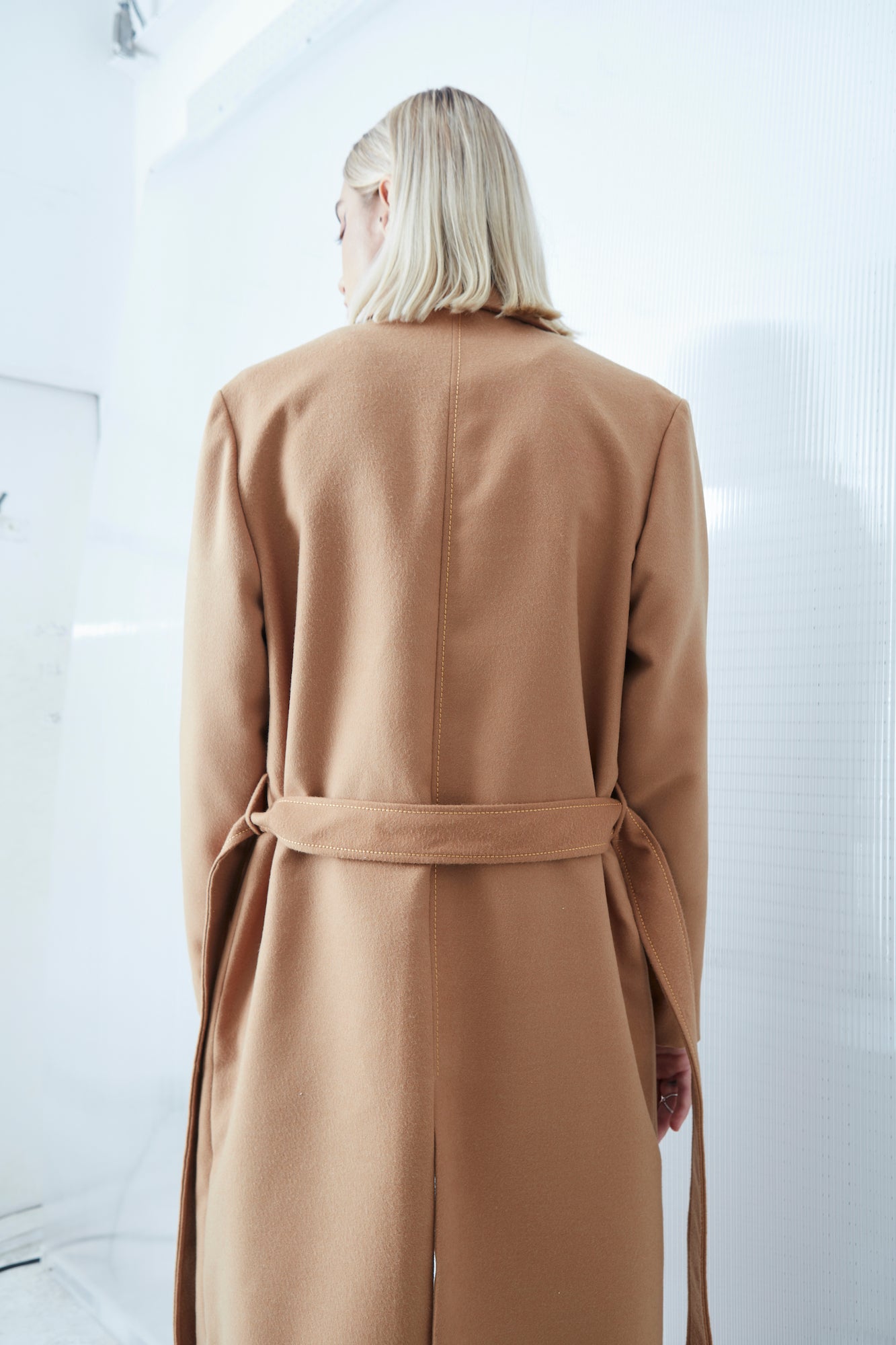 COAT wool camel
