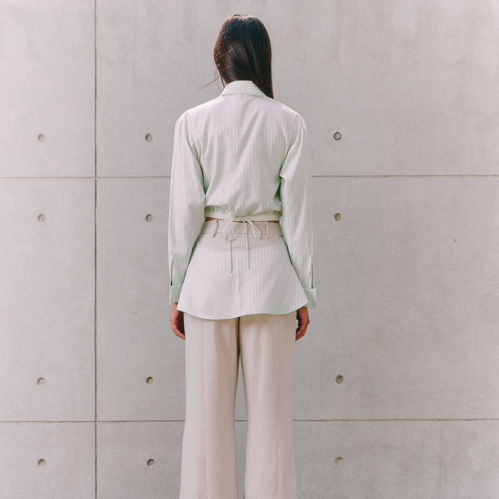 SHIRT CUT-OUT SS25 STRIPED (Removable bottom piece)