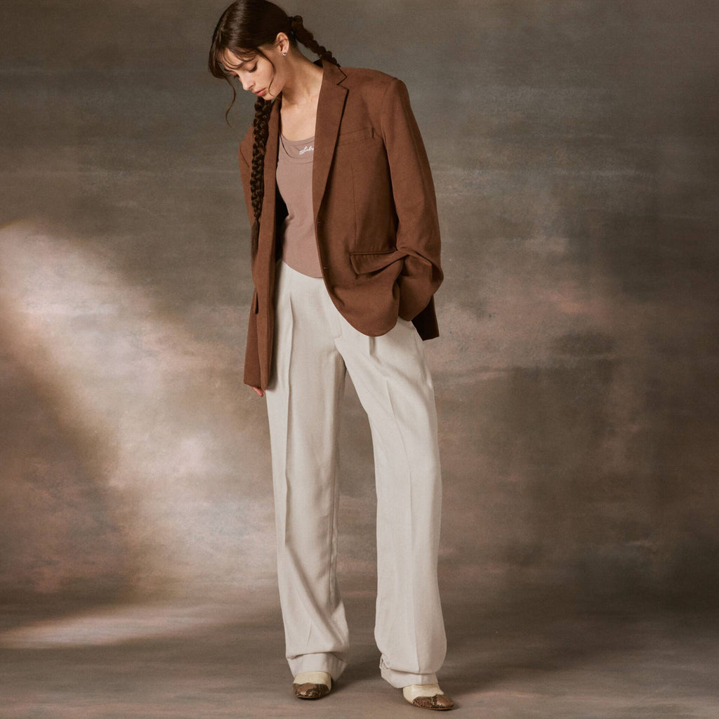 PANTS PF24 CUFF Mid-Rise (Light Wool Fabric)