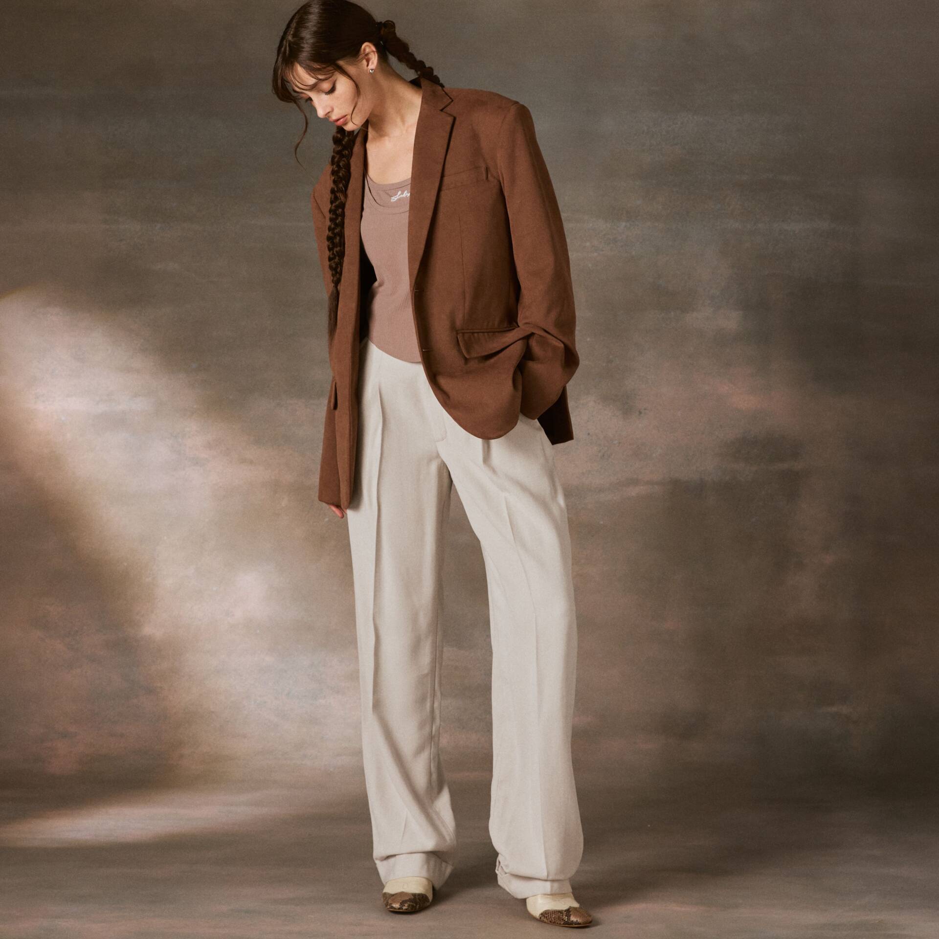 PANTS PF24 CUFF Mid-Rise (Light Wool Fabric)
