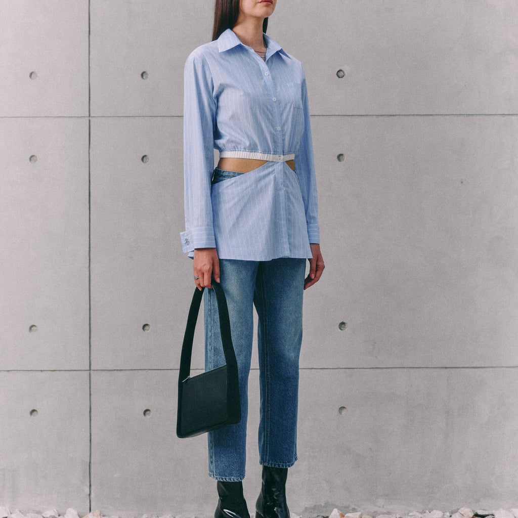 SHIRT CUT-OUT SS25 STRIPED (Removable bottom piece)