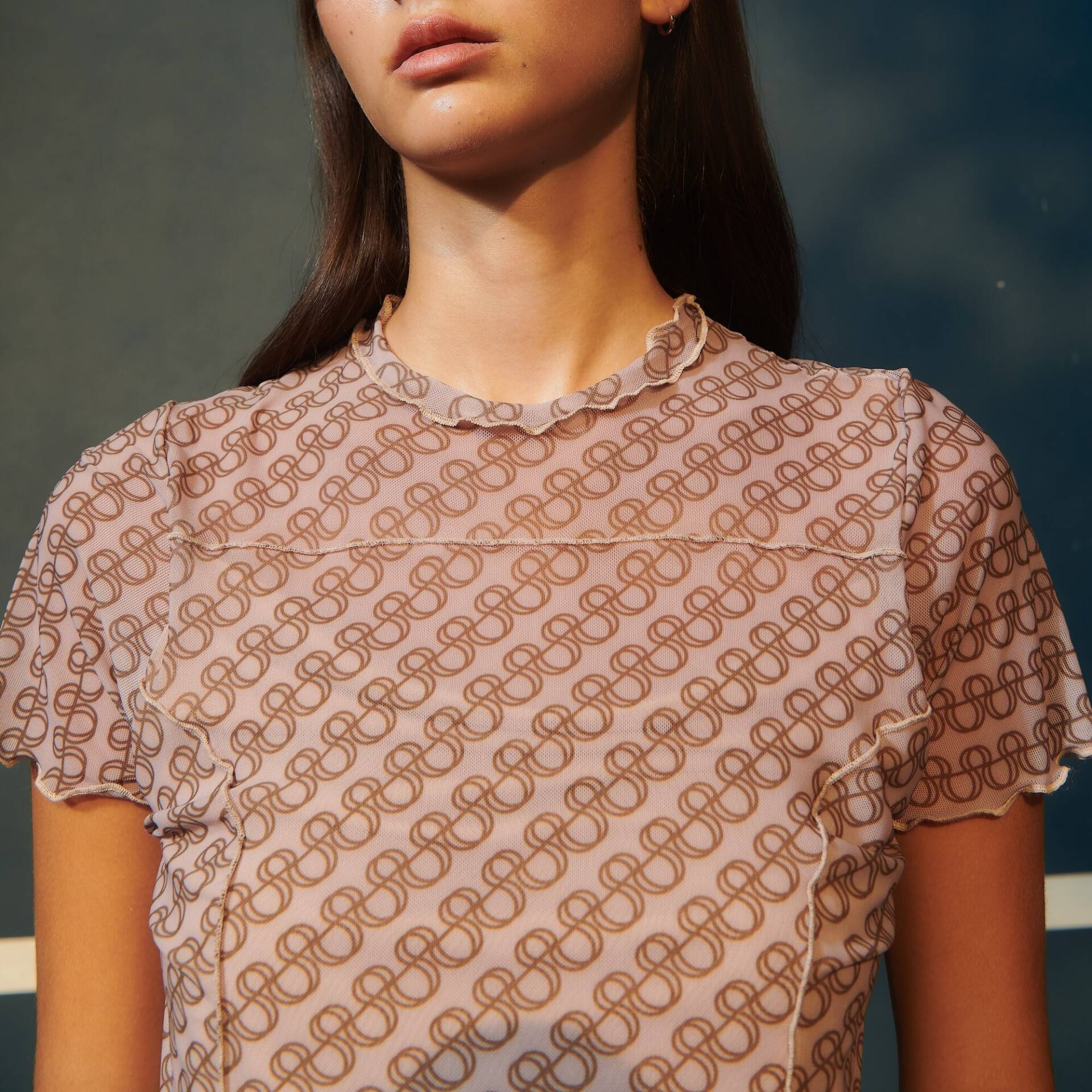 MESH SS24 Crop Top Print (front lining only)