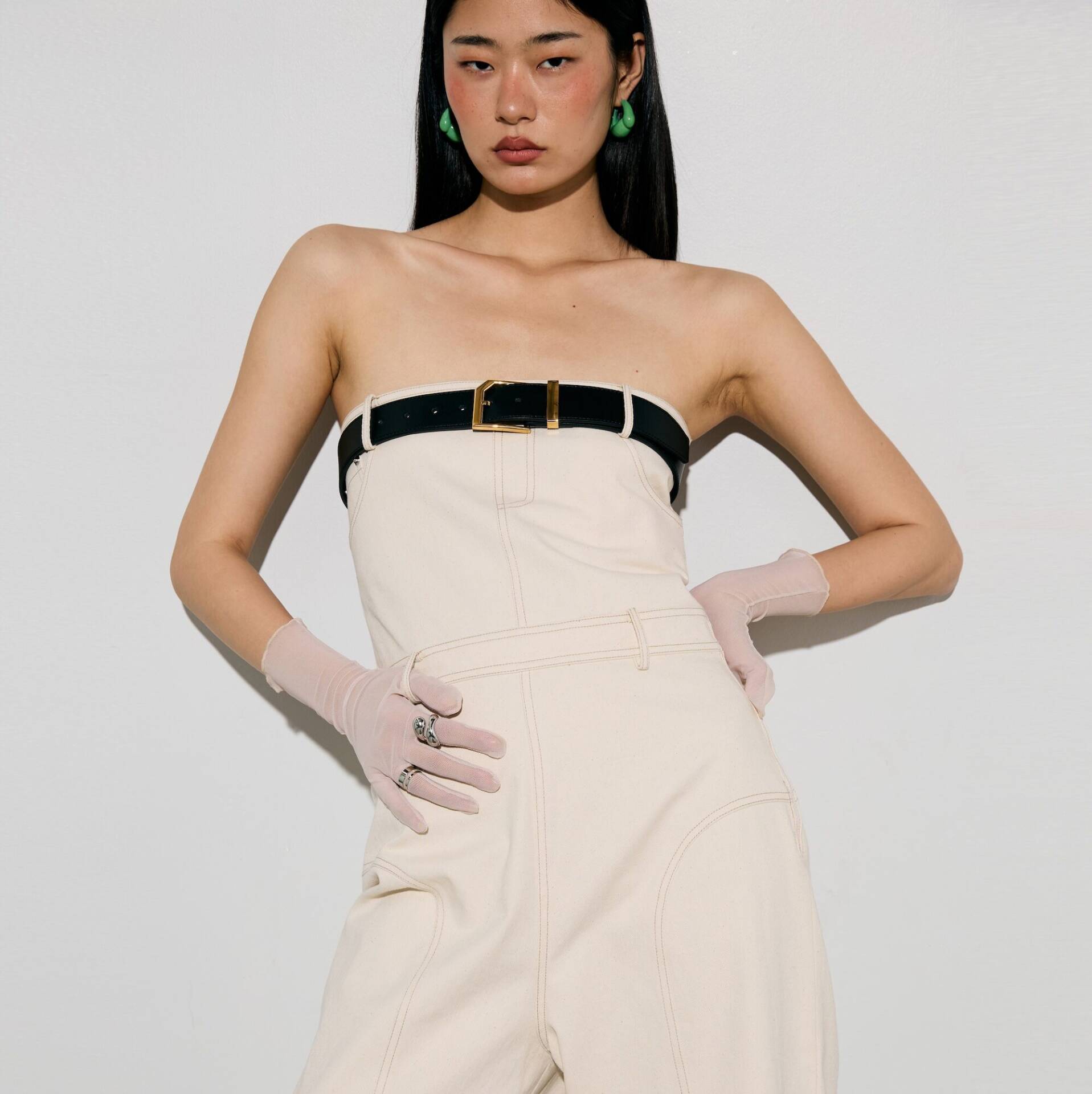 JUMPSUIT FW24 Ivory (belt separate)
