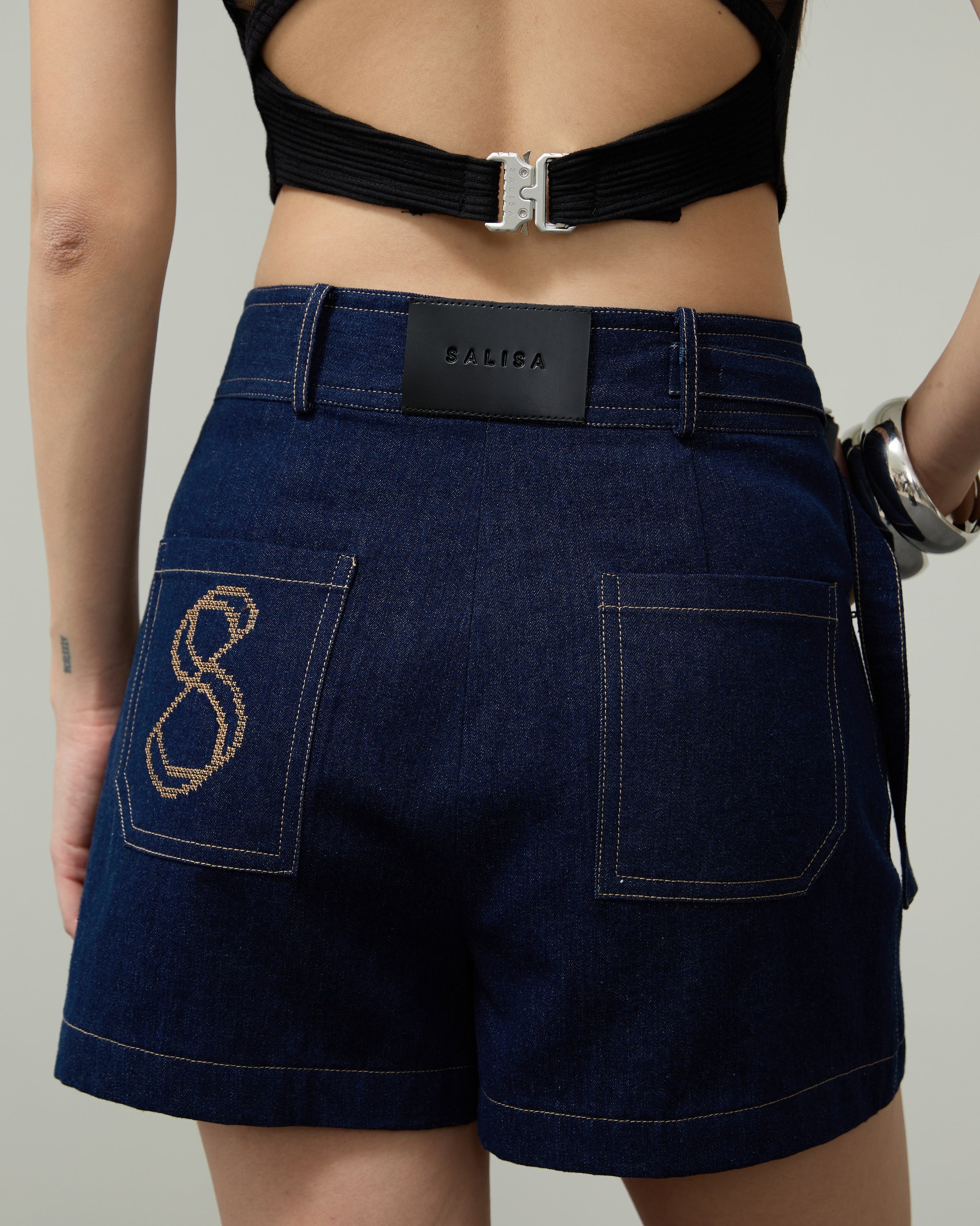 SHORTS SS26 BUCKLE CANVAS