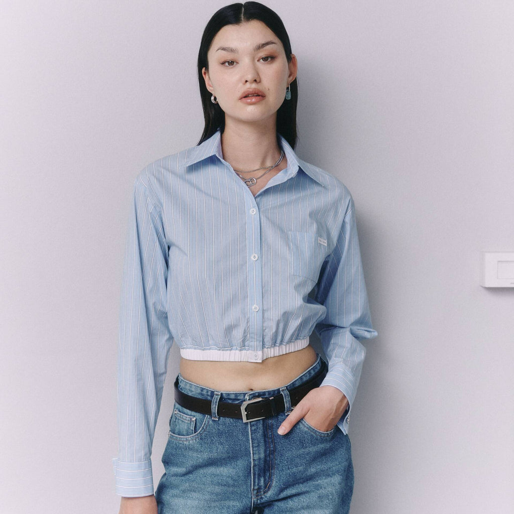 SHIRT CUT-OUT SS25 STRIPED (Removable bottom piece)