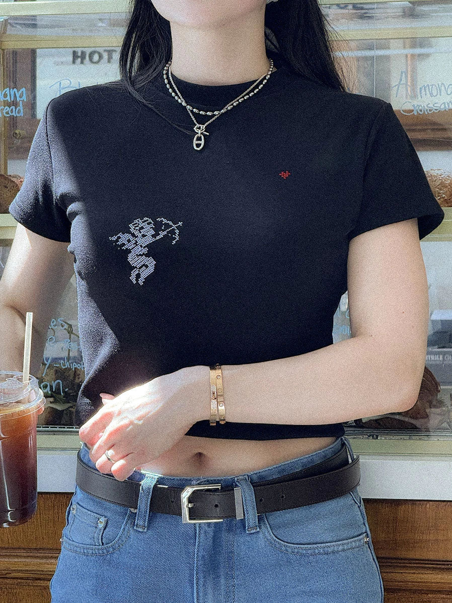 NOLITA CUPID Baby Tee Cropped