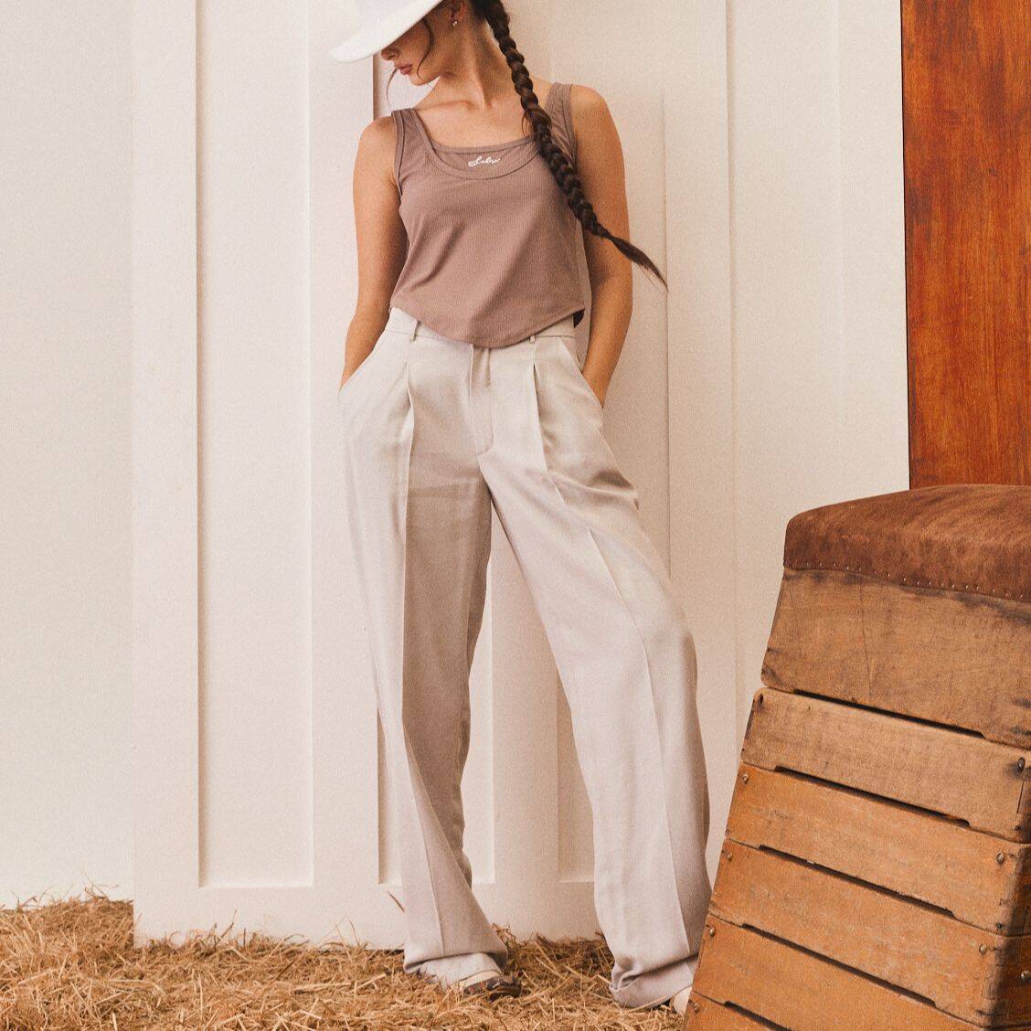 PANTS PF24 CUFF Mid-Rise (Light Wool Fabric)
