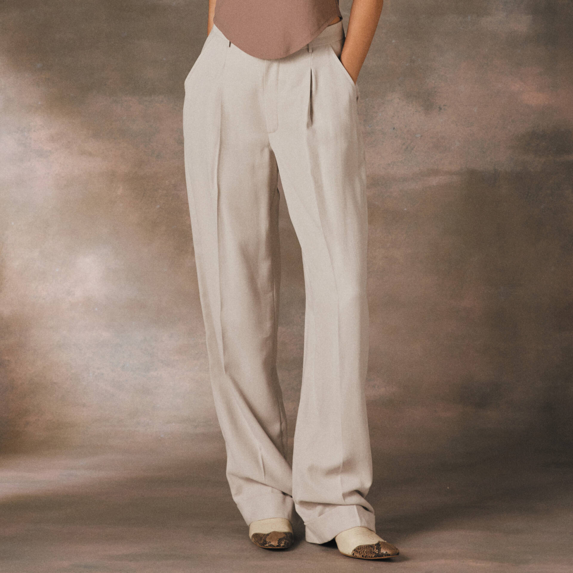 PANTS PF24 CUFF Mid-Rise (Light Wool Fabric)