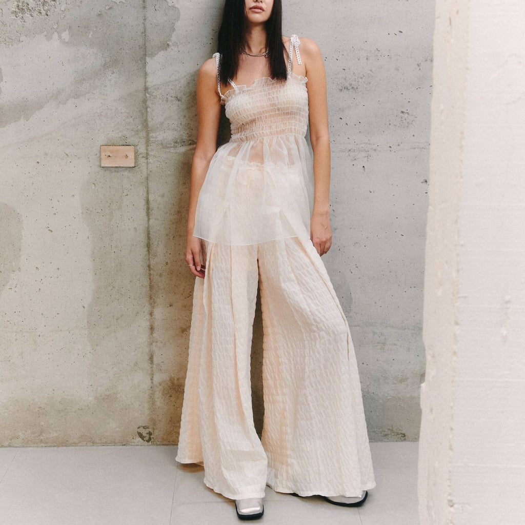 PANTS RUFFLE SS25