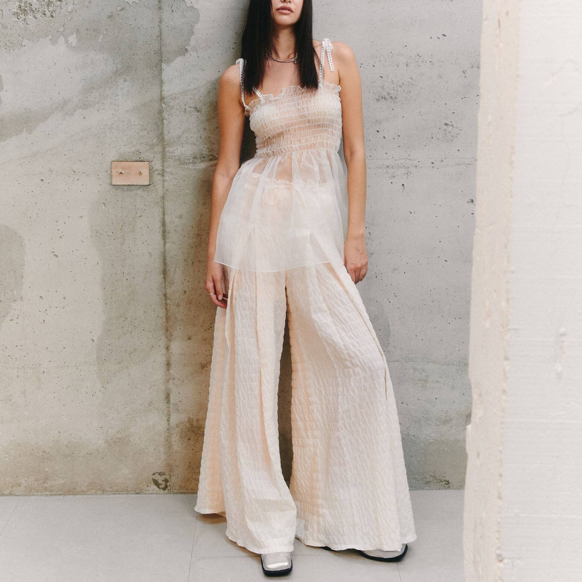PANTS RUFFLE SS25