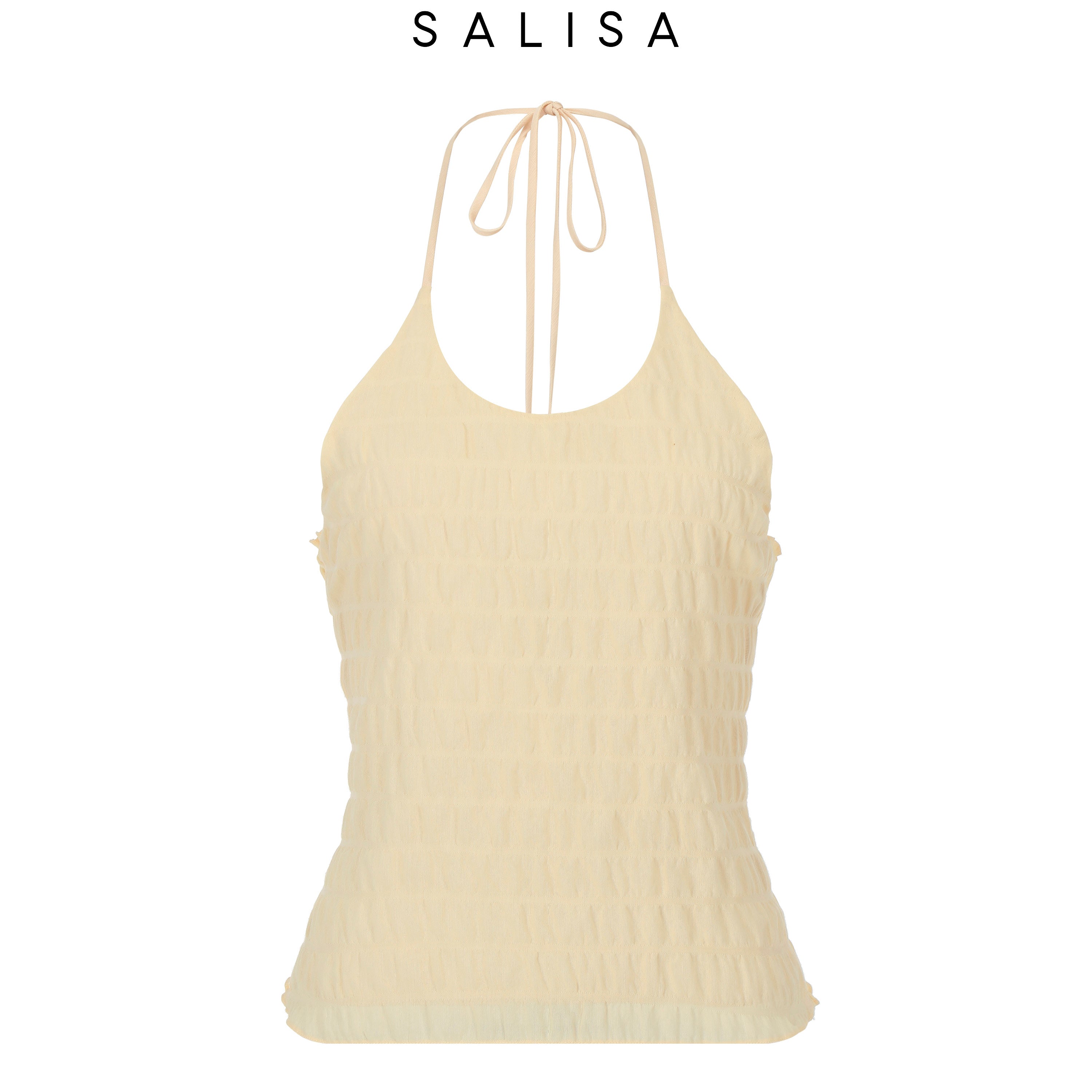 HALTER PF24 Top Ruffle