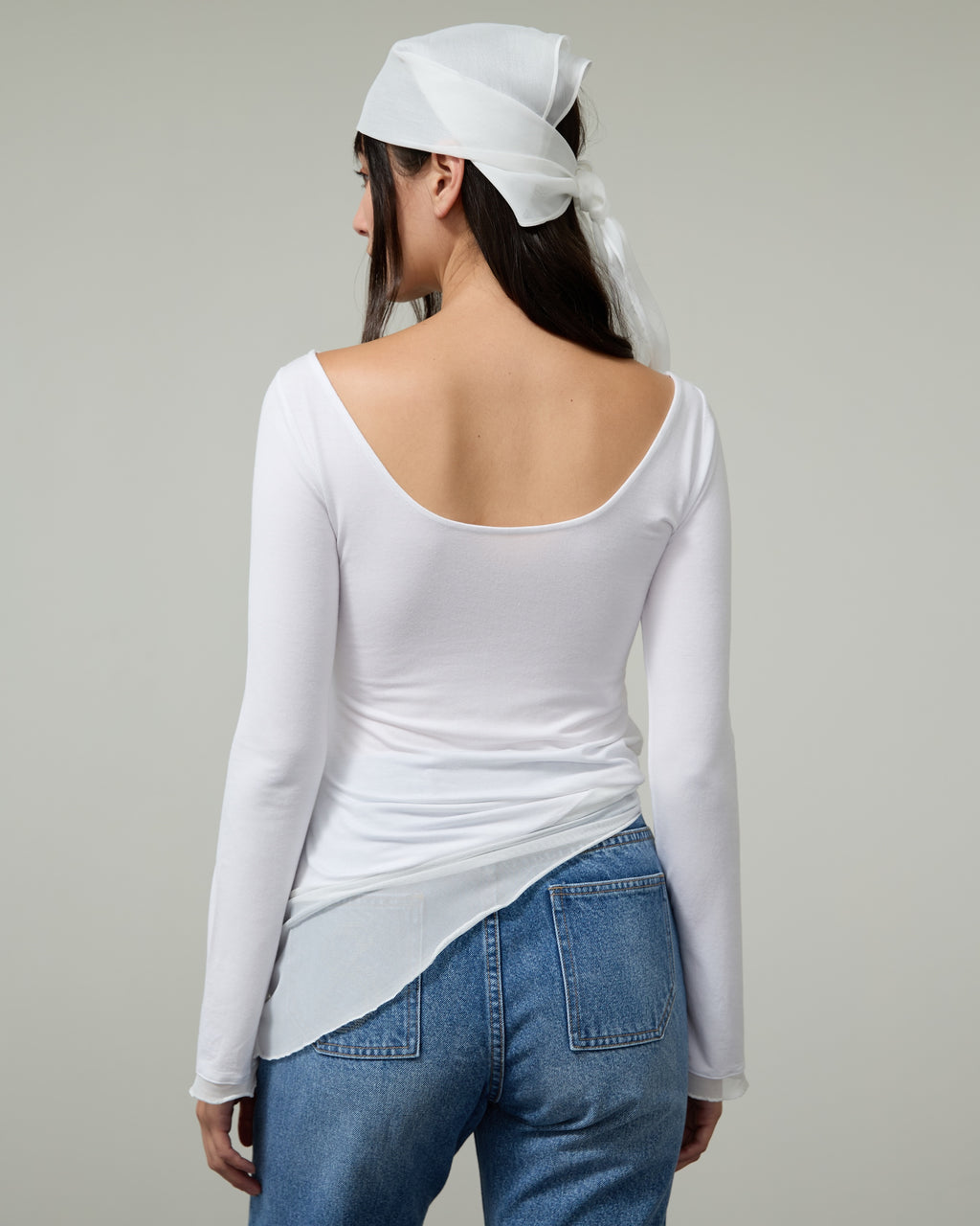 KNOT JERSEY LONG SLEEVES SS26 MESH Top