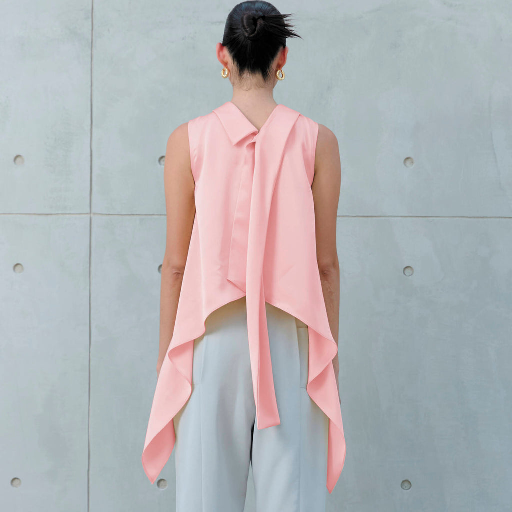 COLLAR BUTTERFLY TOP (Strap hang at back/around the neck)