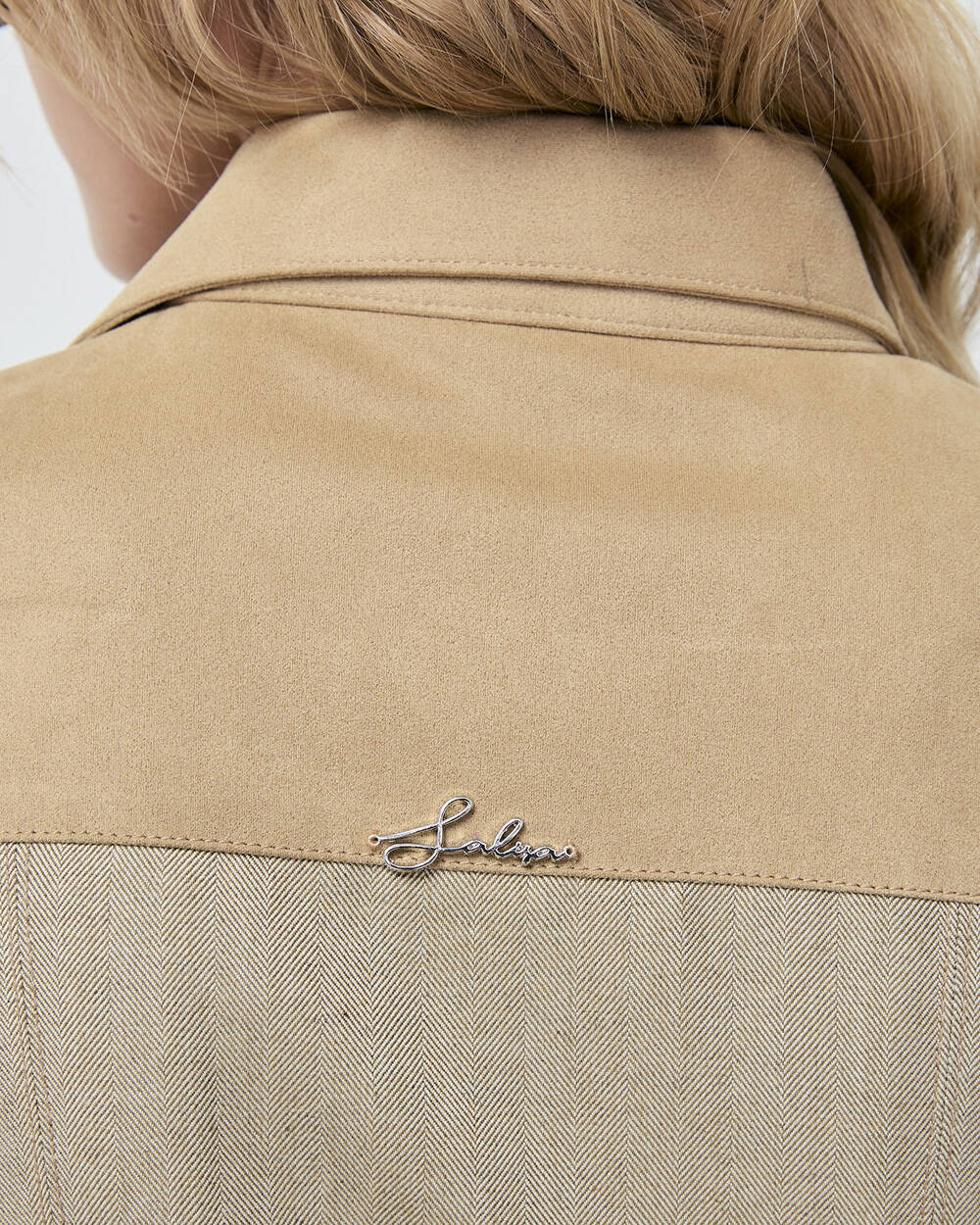 JUMPSUIT FW25 Herringbone/Suede Beige