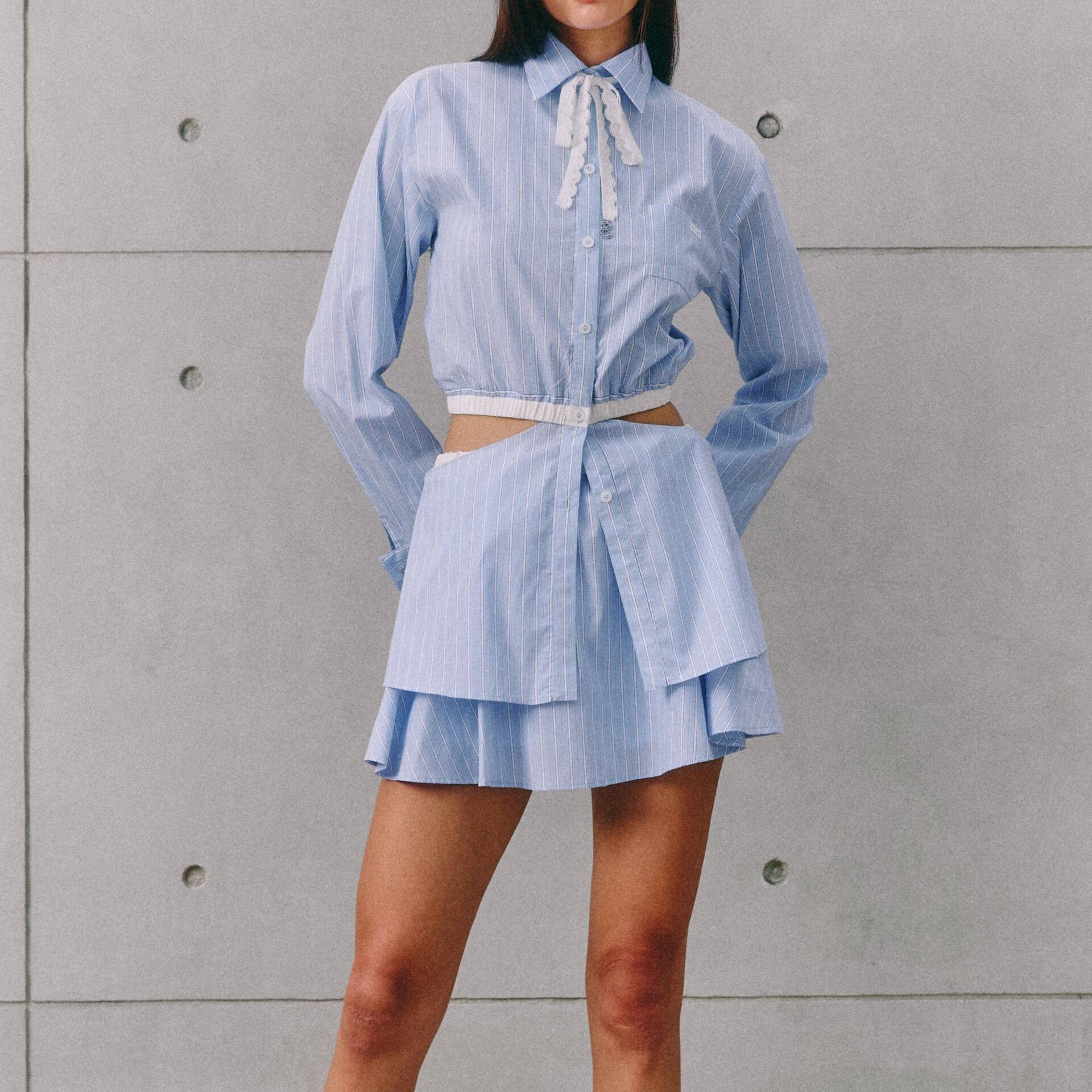 MINI SKIRT SS25 Stripe (With Undershorts)