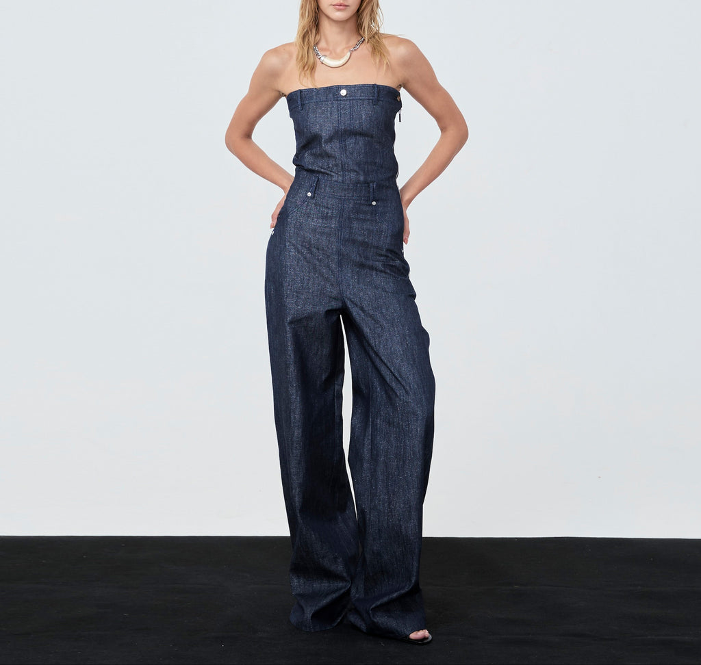 JUMPSUIT FW25 Glitter Denim