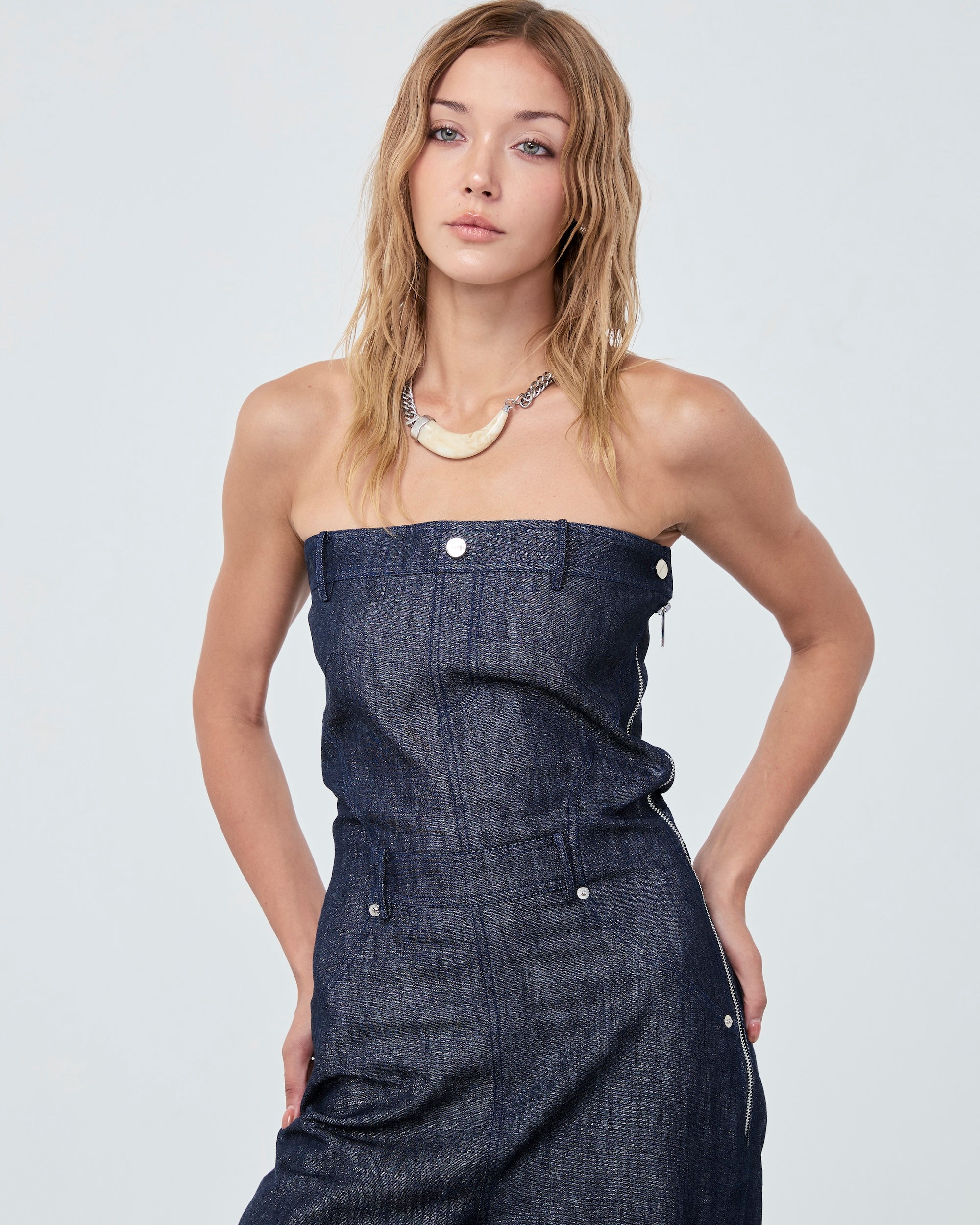 JUMPSUIT FW25 Glitter Denim