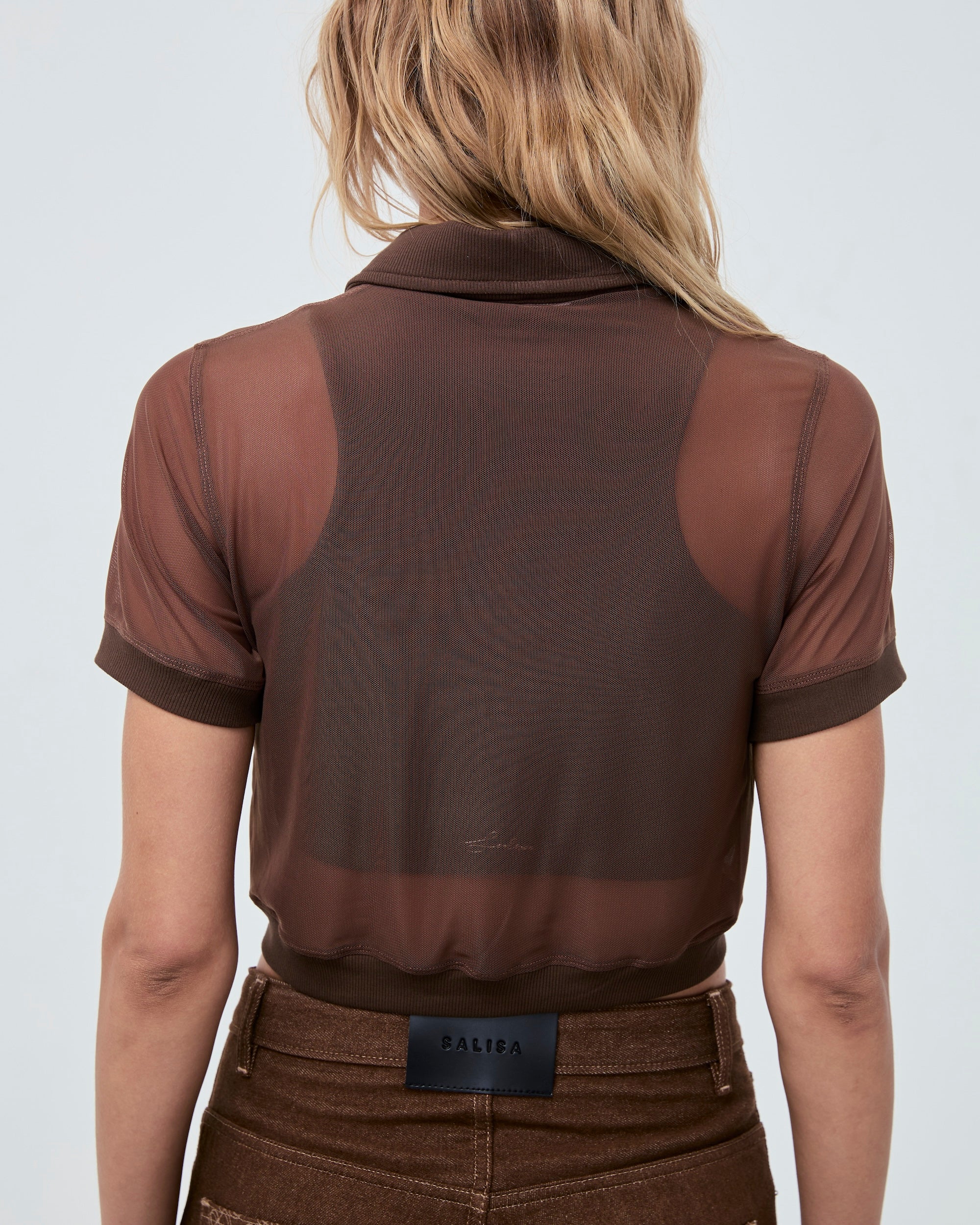 MESH POLO FW25 Crop