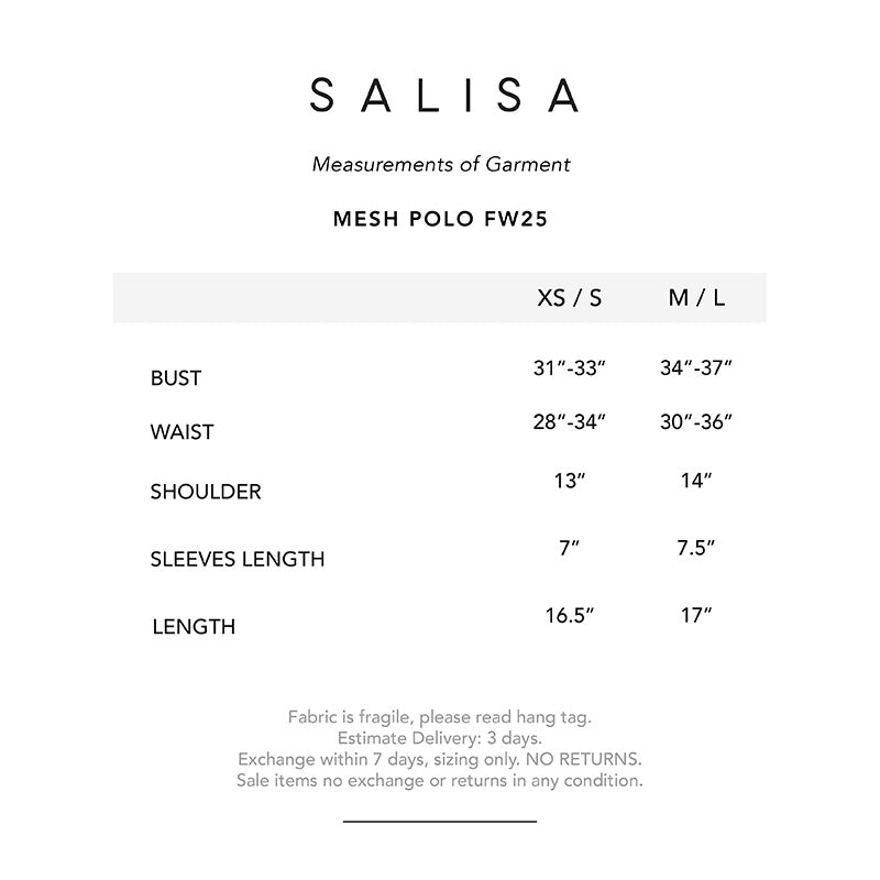 MESH POLO FW25 Crop