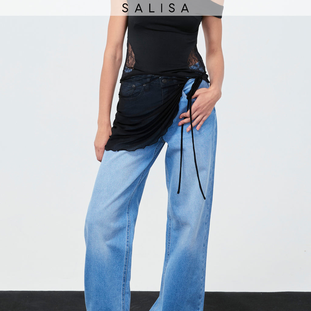 MESH WRAP SKIRT FW25