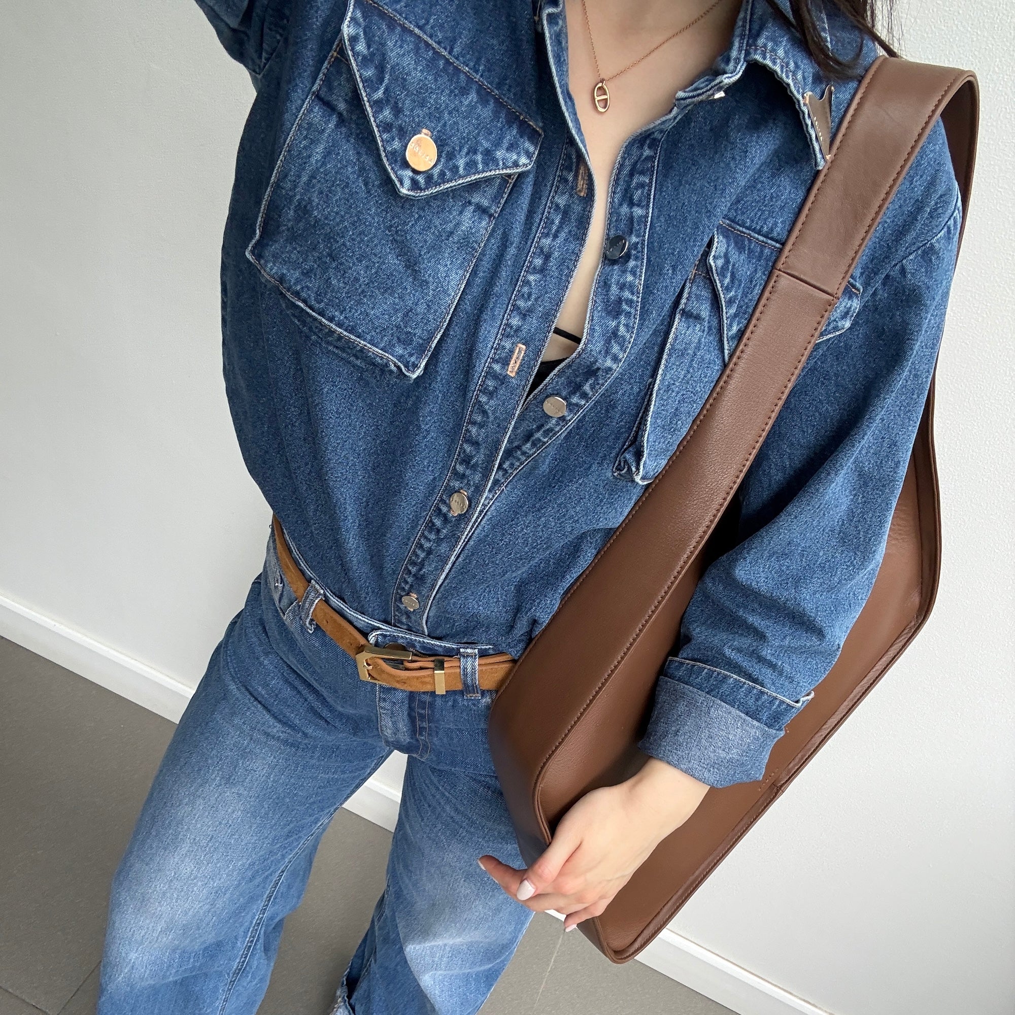 NOLITA BAG EXTRA LARGE Brown Calfskin