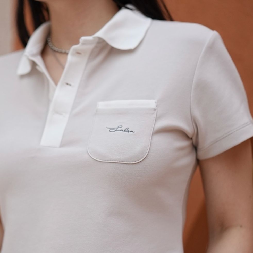 POLO Crop Top Grey