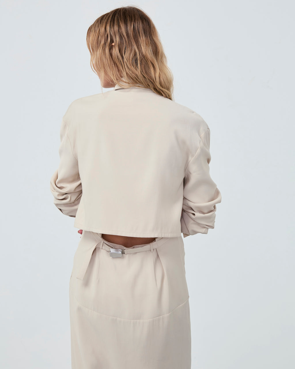SHIRT DRESS FW25 Beige