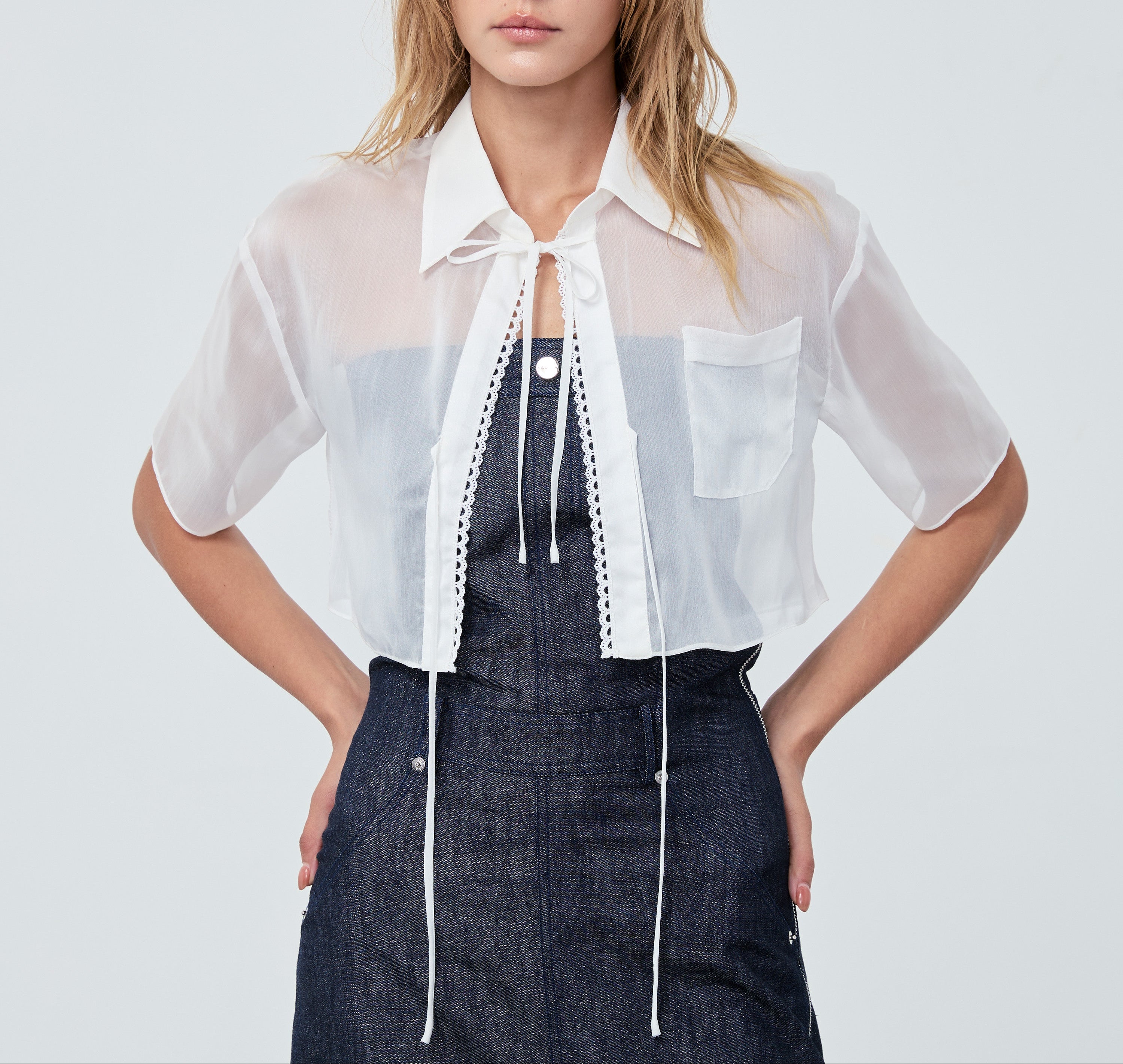 SHEER SHIRT FW25 Crop