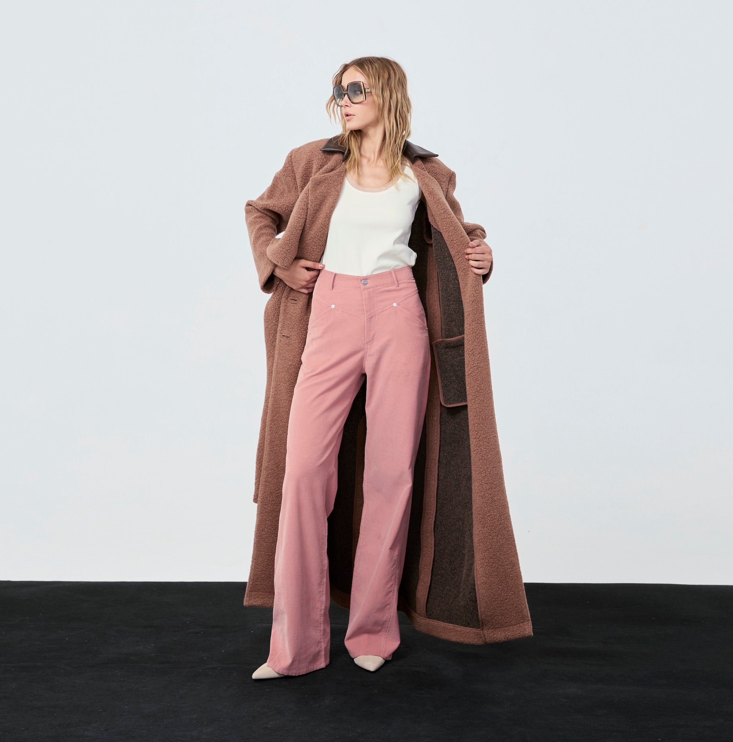 COAT FW25 Teddy Bear Brown