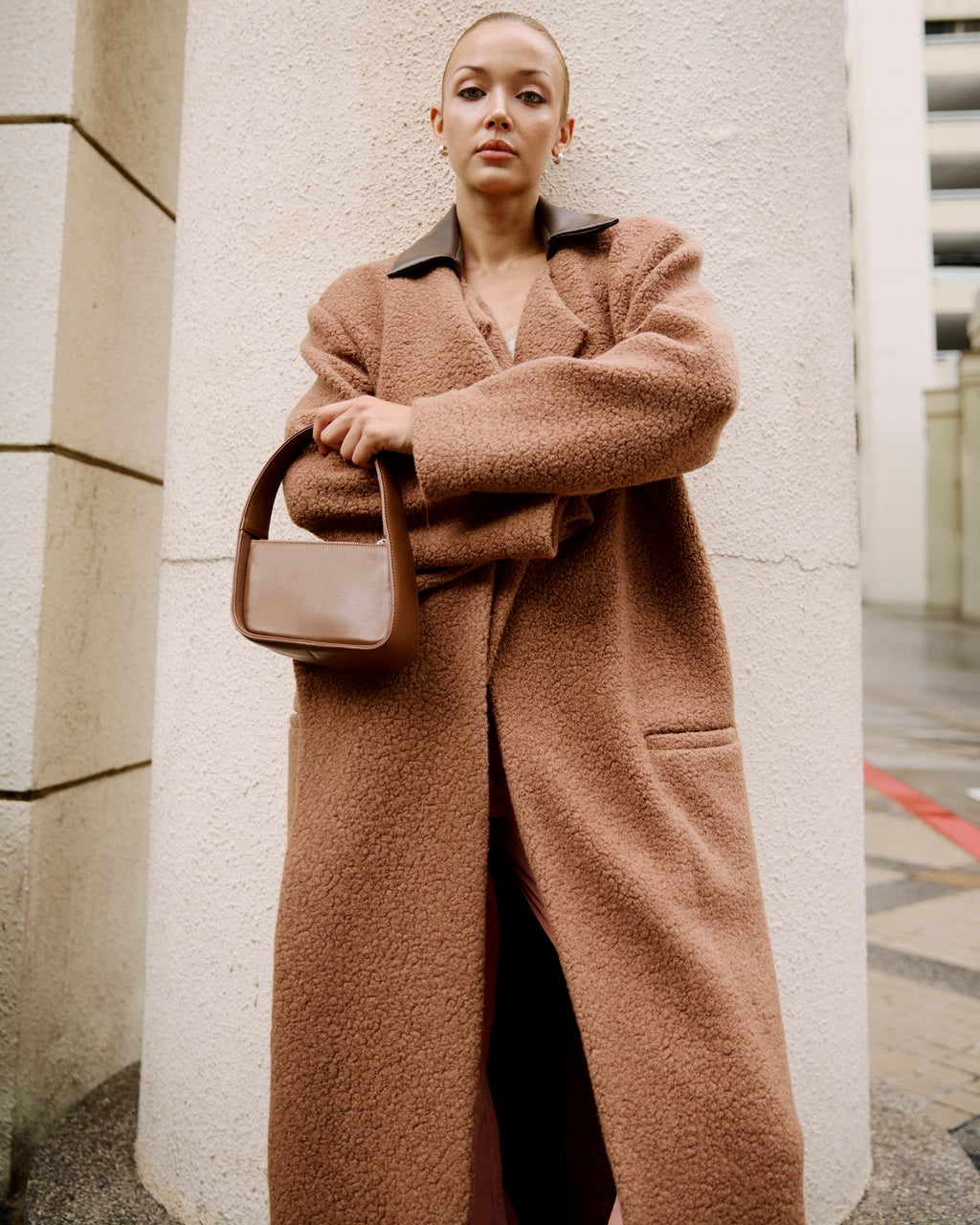 COAT FW25 Teddy Bear Brown