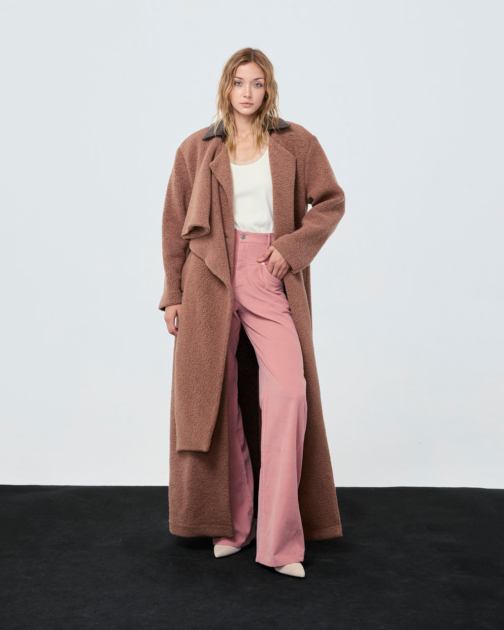 COAT FW25 Teddy Bear Brown