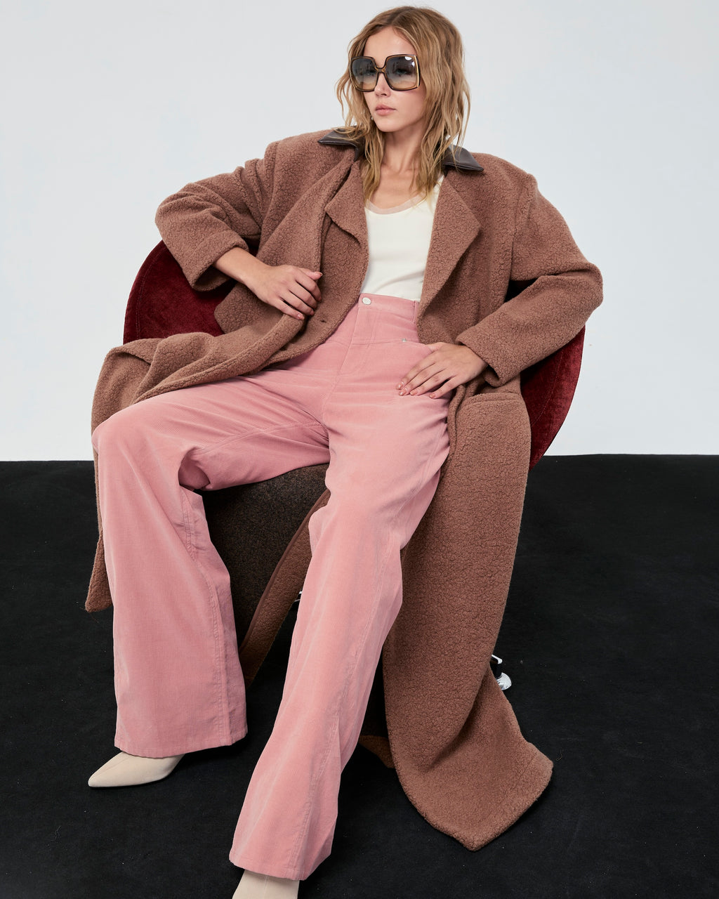 COAT FW25 Teddy Bear Brown